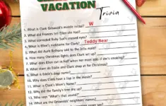 Christmas Vacation Movie Trivia Game