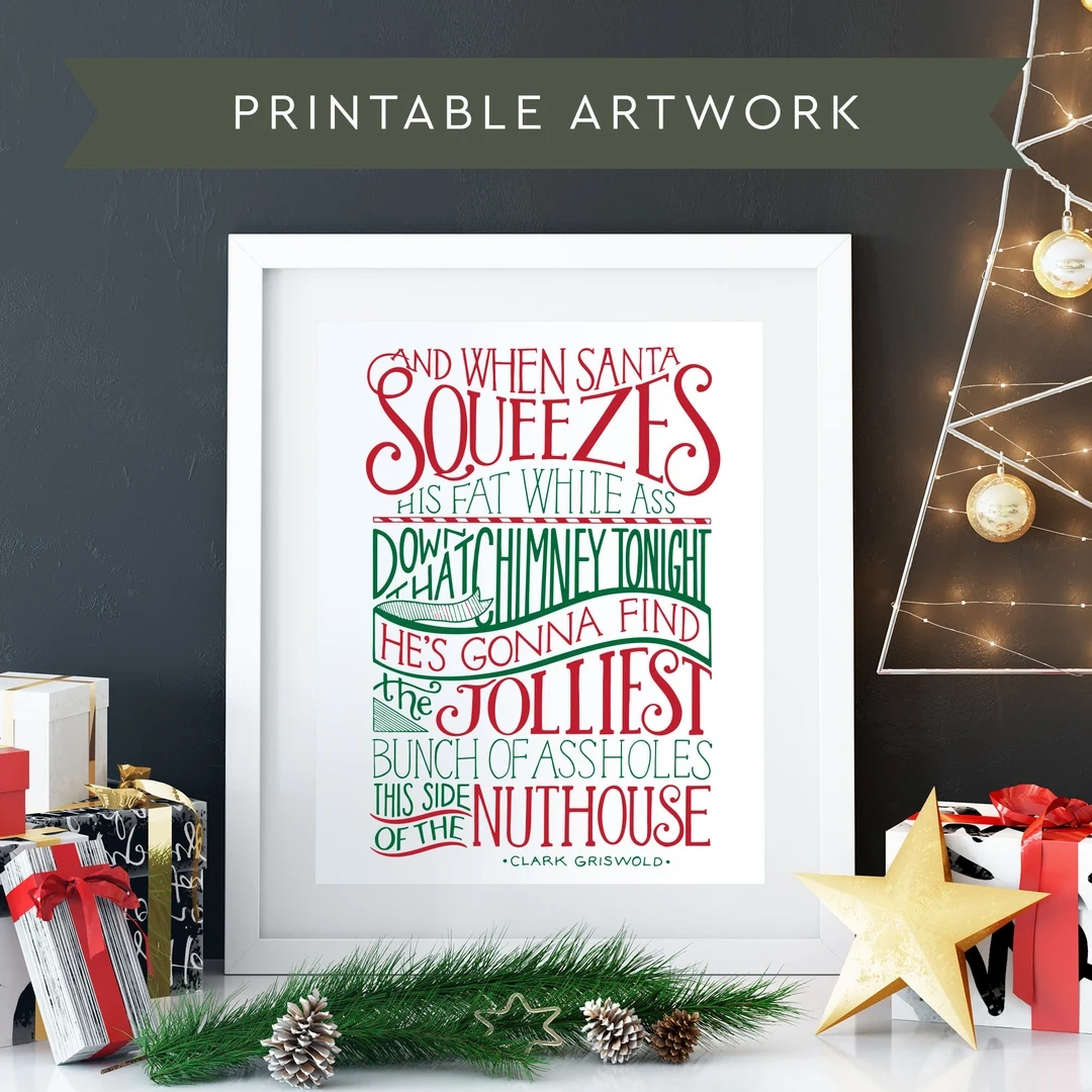 Christmas Vacation Printable Svg Pdf