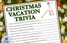 Christmas Vacation Trivia Christmas Game