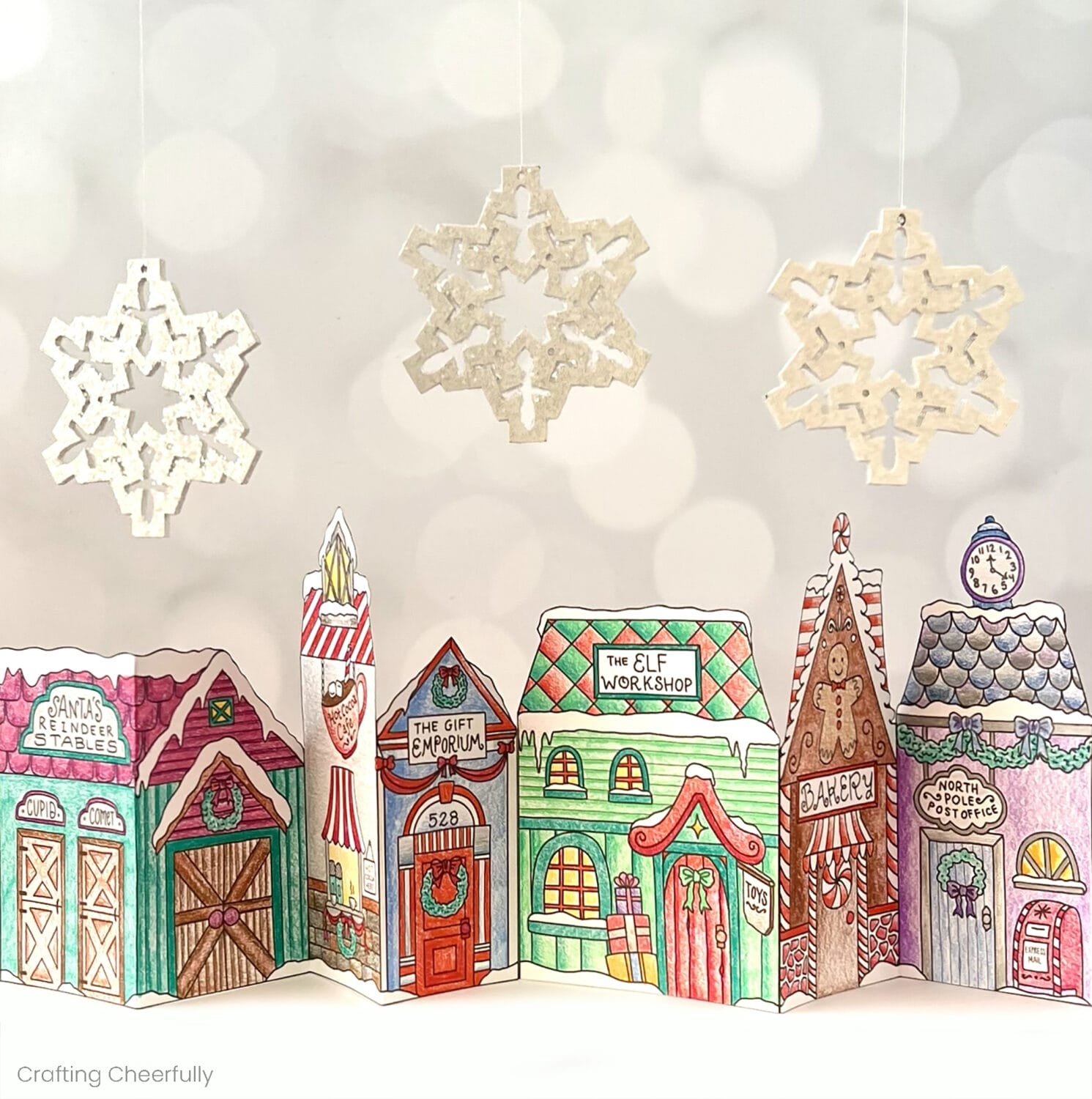free printable christmas village free printable christmas village