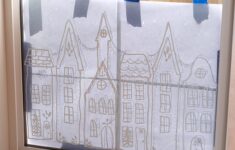 Christmas Village Stencil