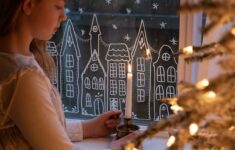 Christmas Village Stencil