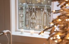 Christmas Village Stencil