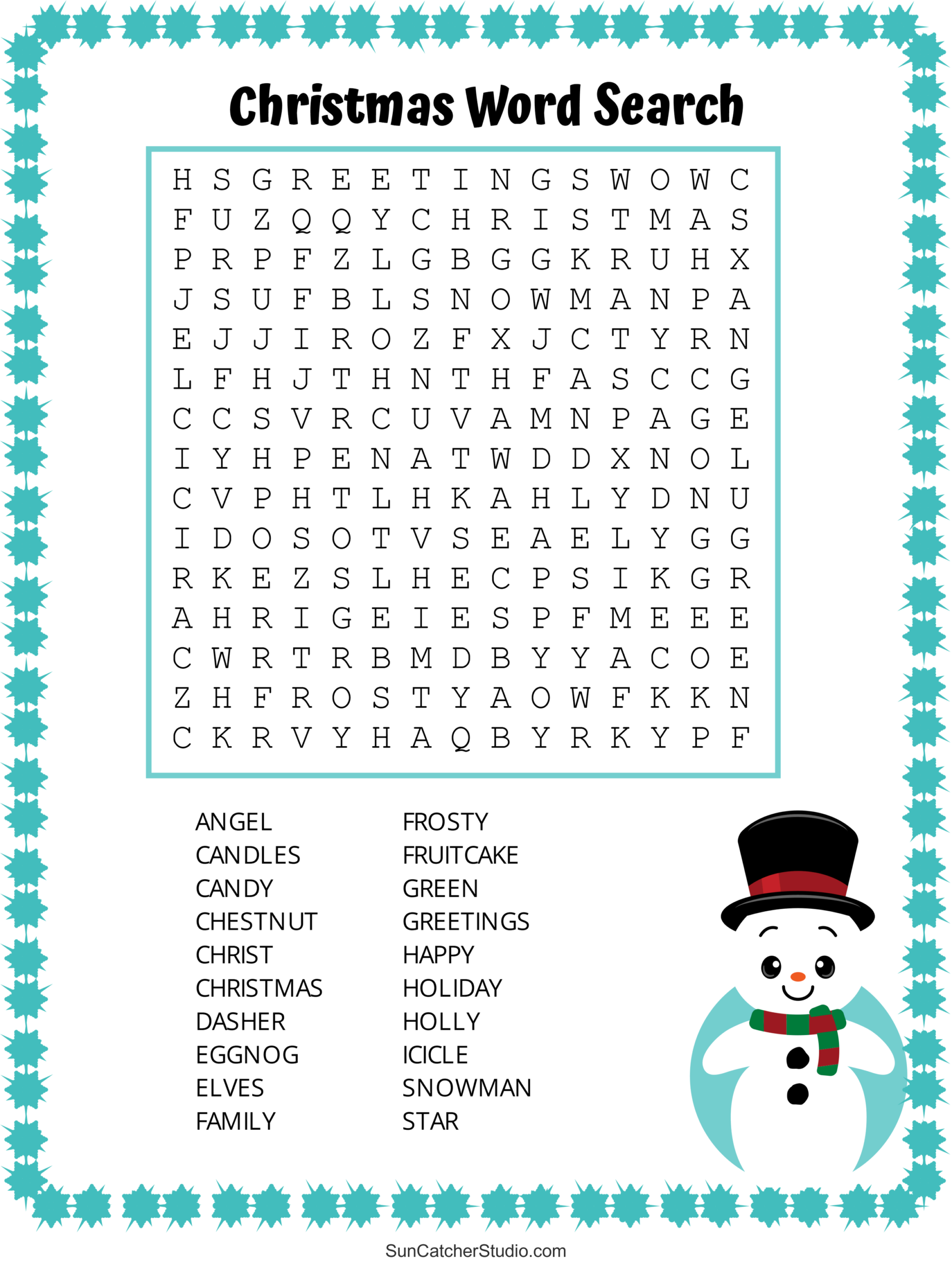 Christmas Word Search