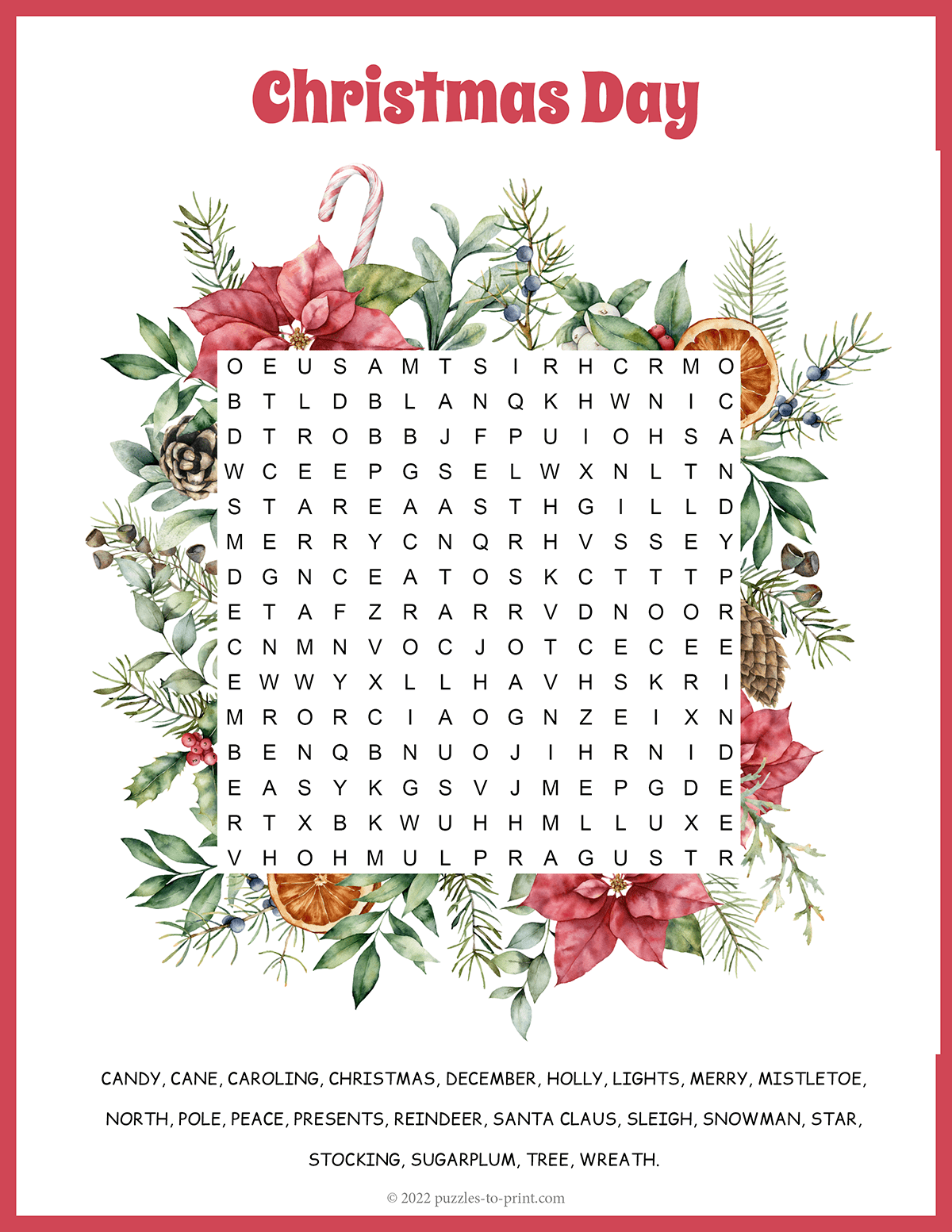 Christmas Word Search shtml