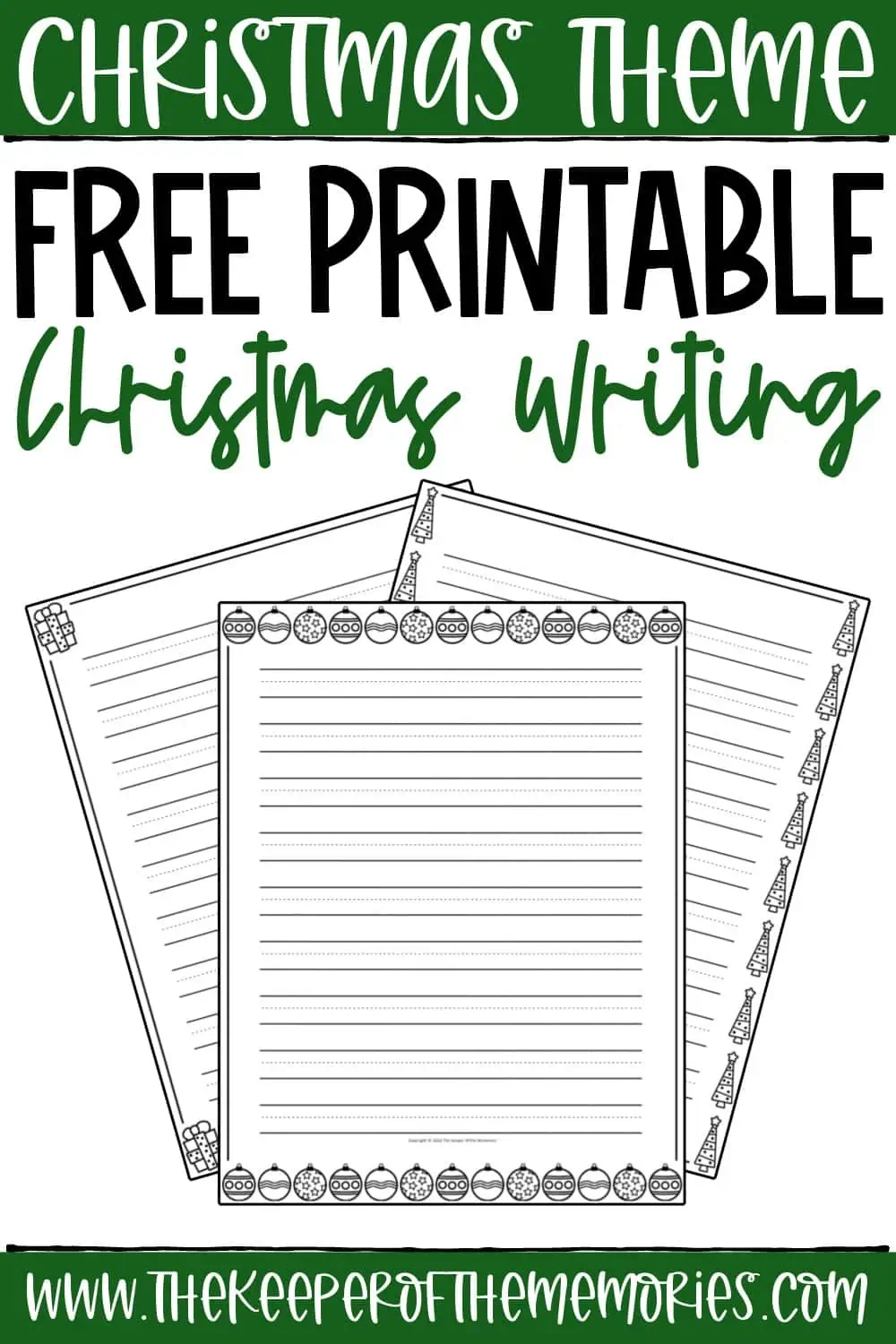 free printable christmas writing paper free printable christmas writing paper