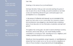 Church Letterhead Free Google Docs Template