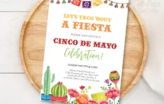 Cinco De Mayo Fiesta Invitation Editable