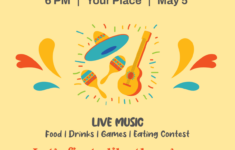 Cinco De Mayo Invitation Card