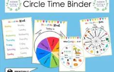 Circle Time Learning Binder Preschool