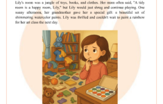 Class 3 Reading Comprehension Childrens Stories Maxs Good Habit