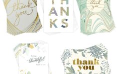 Classic Appreciation Assorted Thank You Cards 25 Pack 1HBEPCK80