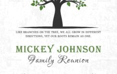 Classic Family Reunion Invitation