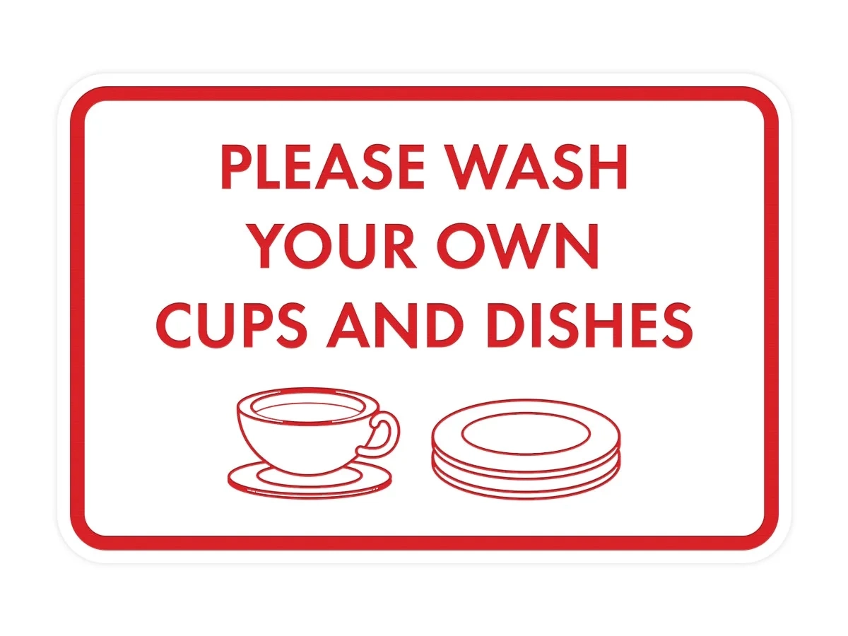free printable wash your dishes sign free printable wash your dishes sign