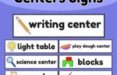 Classroom Label Printables
