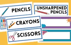 Classroom Labels