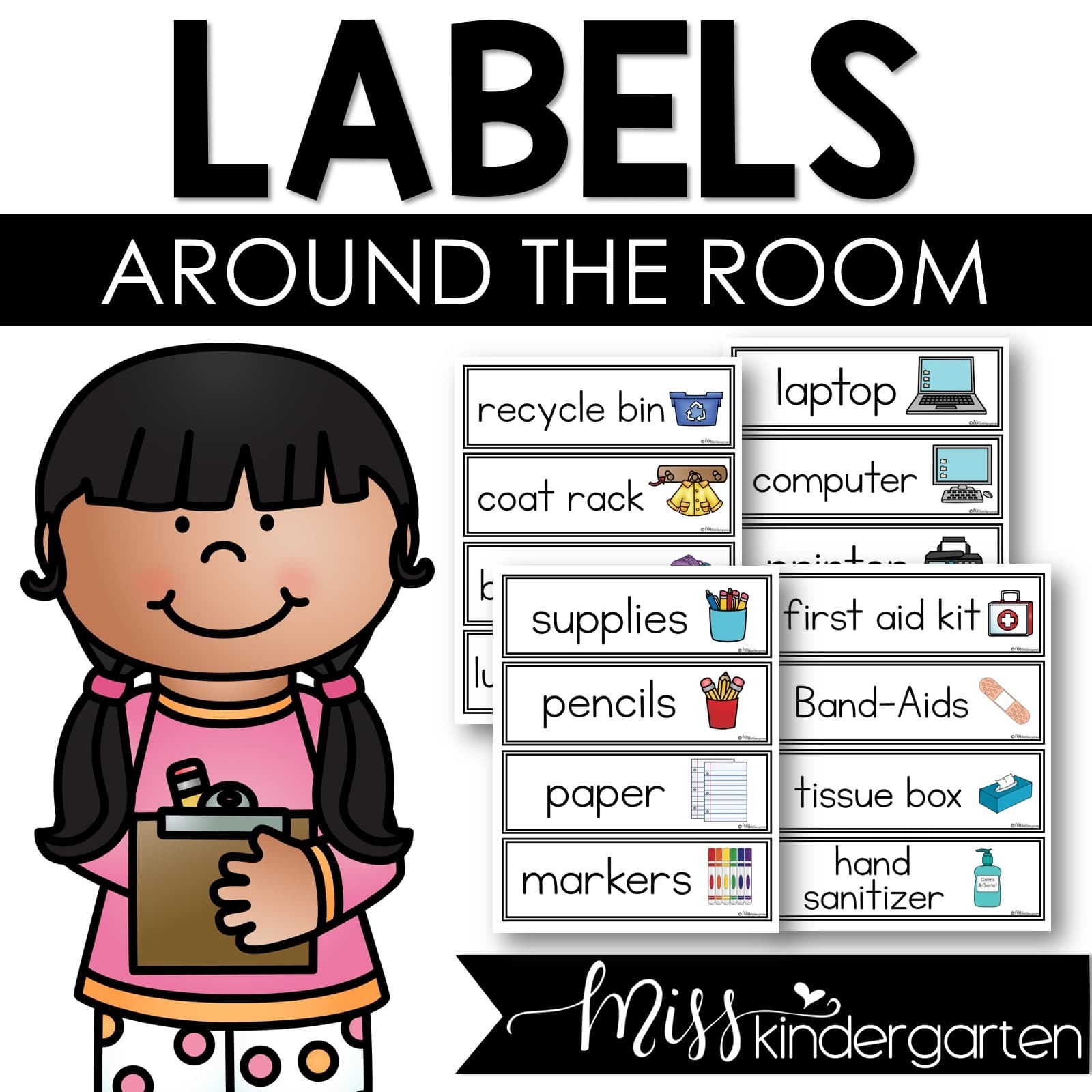 Classroom Labels With Pictures