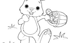 Clipart Easter Bunny Black And White