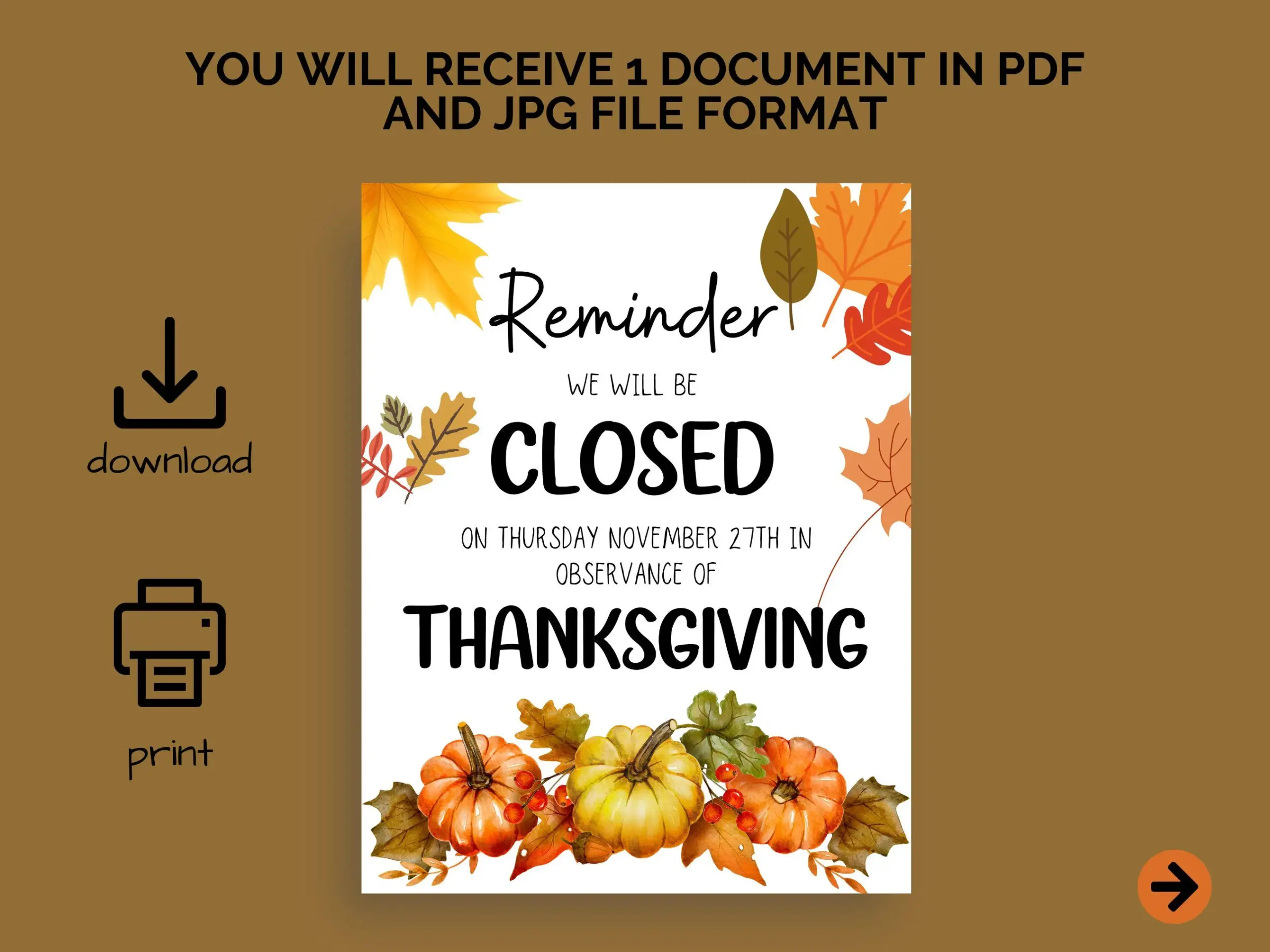 template free printable closed for thanksgiving signs template free printable closed for thanksgiving signs