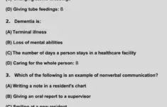 Cna Final Exam Practice Test Questions And Answers Latest 2024 2025 Verified Answers