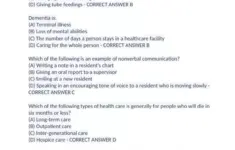 Cna Final Exampractice Test 100 Questions With Verified Answers100 Correct