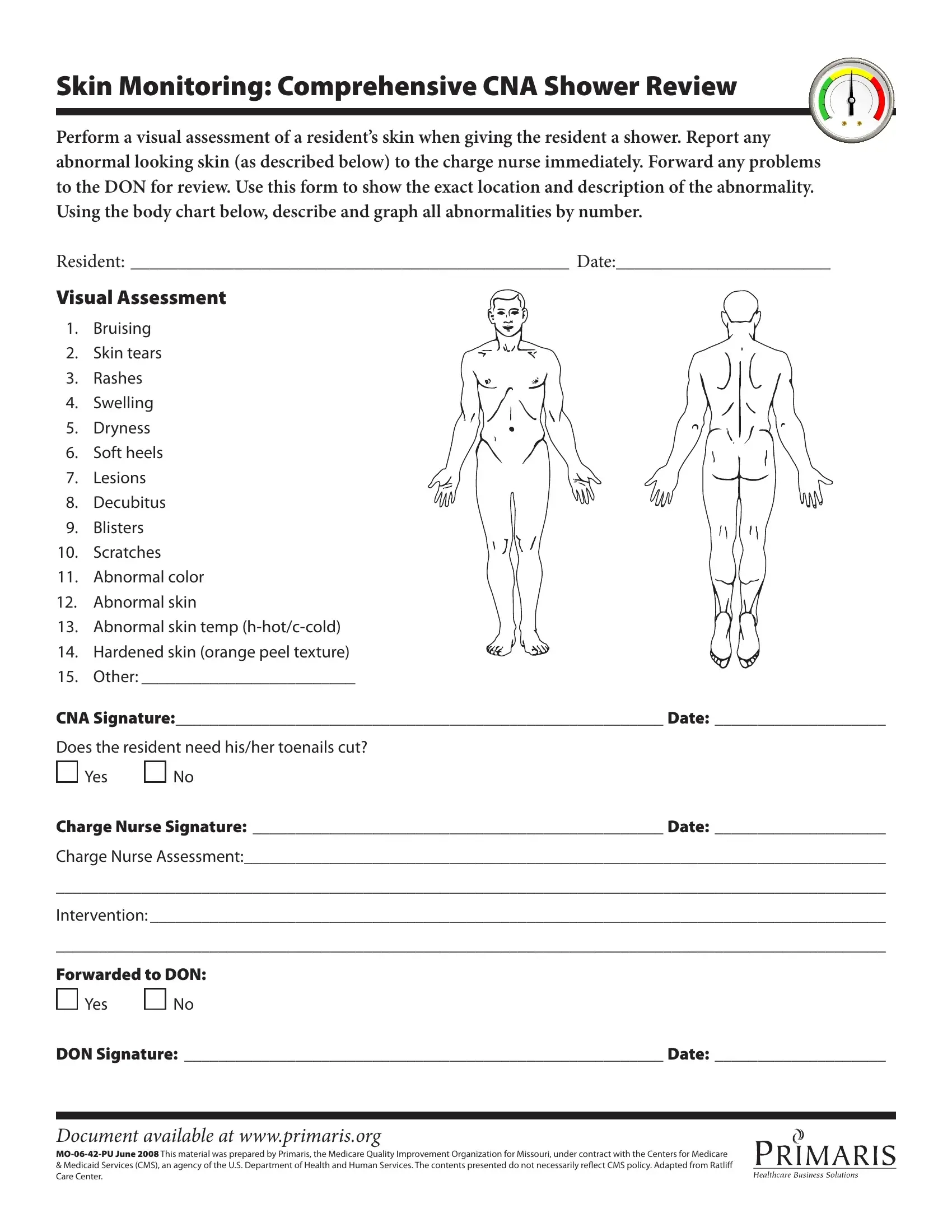 Cna Shower Sheets