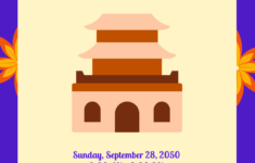 Colorful Tamil Housewarming Invitation