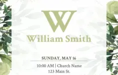 Communion Invitation Templates