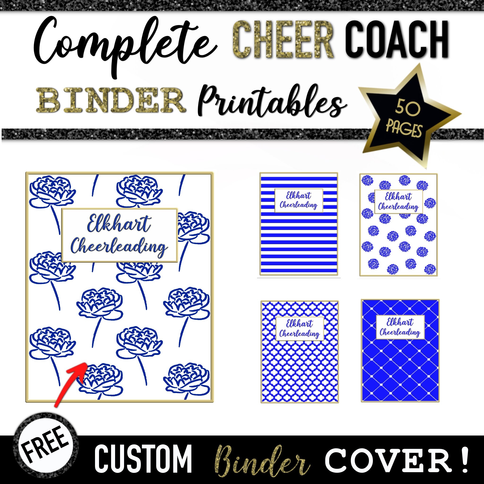 Complete Cheerleading Coach Binder