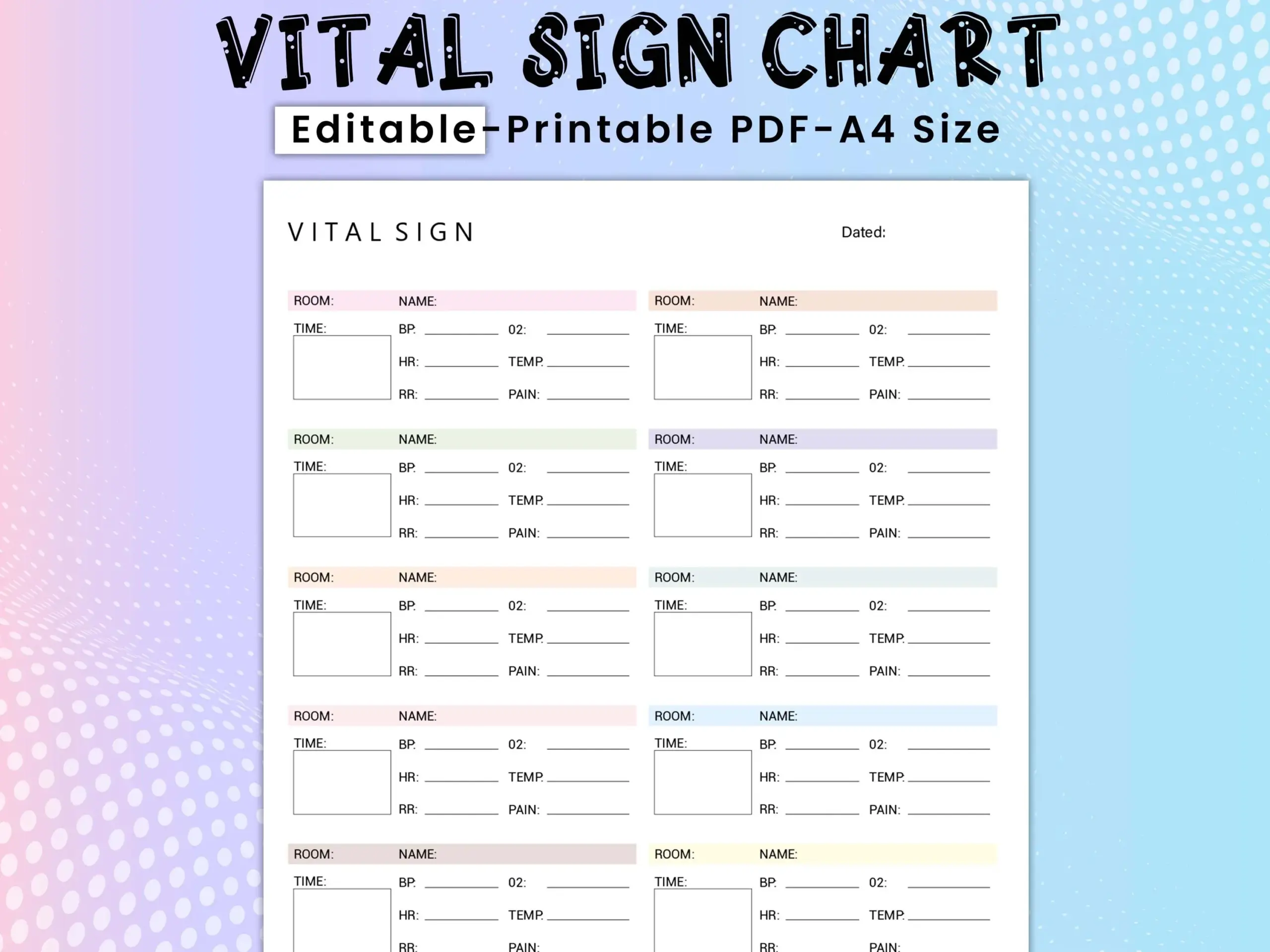 Comprehensive Vital Signs Tracker