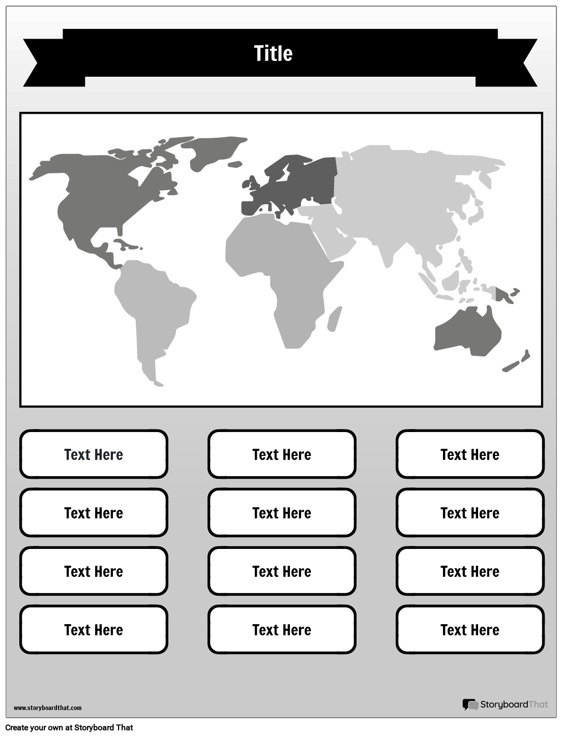 Continents Worksheet