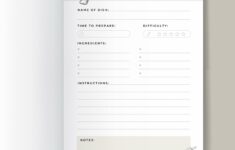 Cookbook Templates