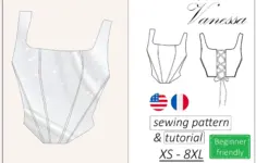 Corsettoppatternvanessa