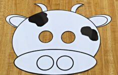 Cow Mask Printable Template