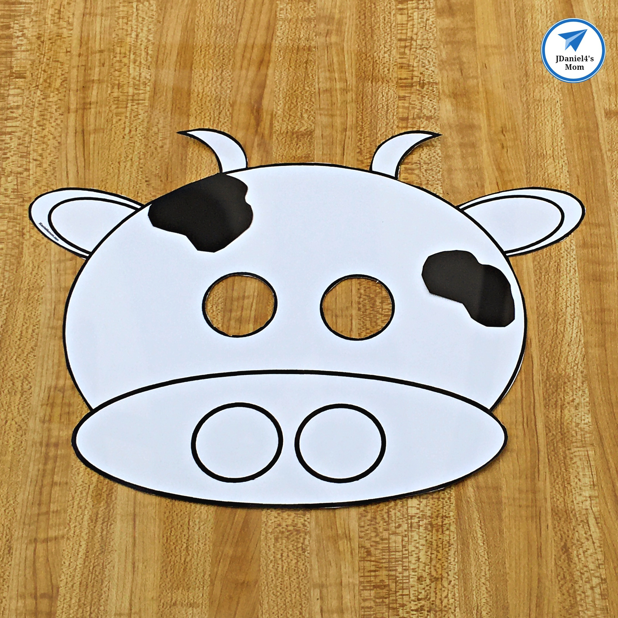 Cow Mask Printable Template Cow Mask Printable Template