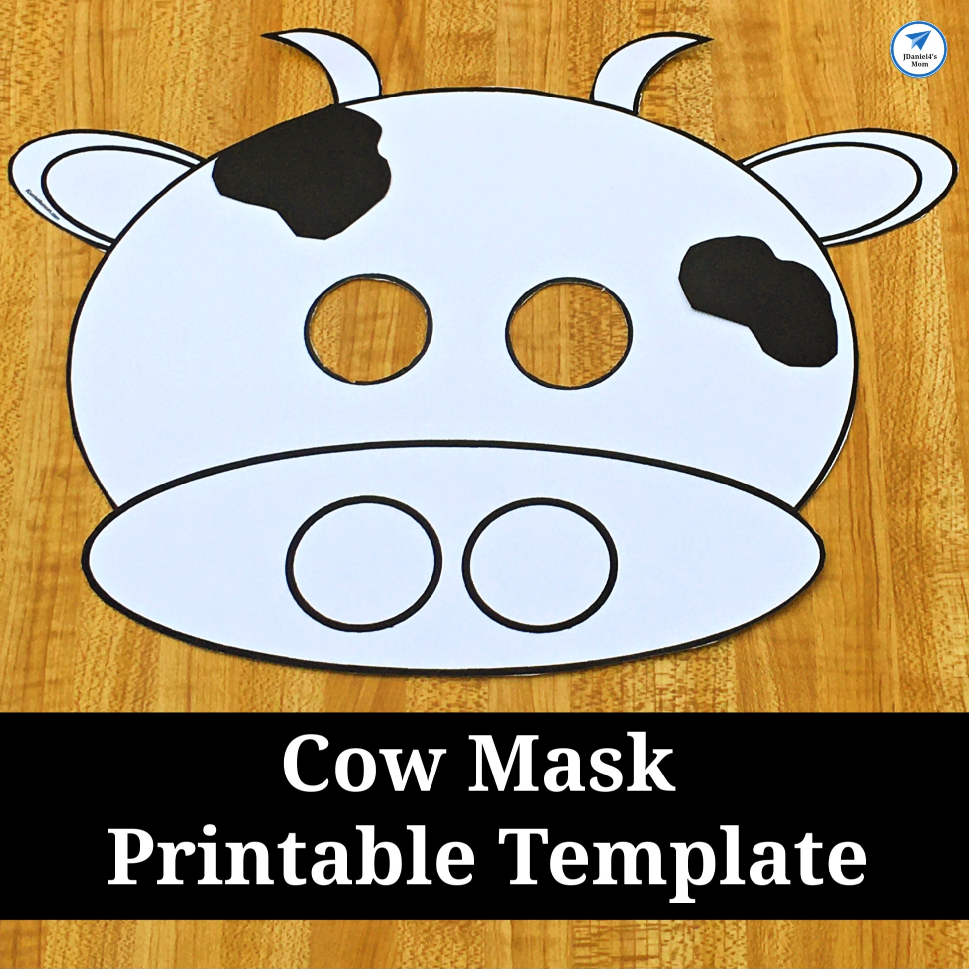 Cow Mask Printable Template Cow Mask Printable Template