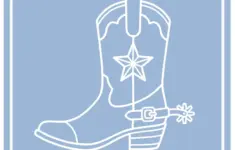 Cowboy Boot Lone Star Cut File