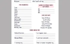 Coworker Questions Printable All About 21747