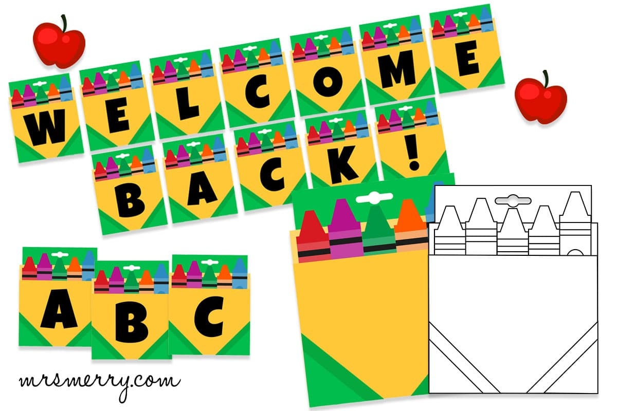 free printable welcome back banner template free printable welcome back banner template