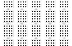 Cribbage Board Template