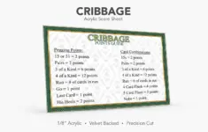 Cribbage Cheat Sheet