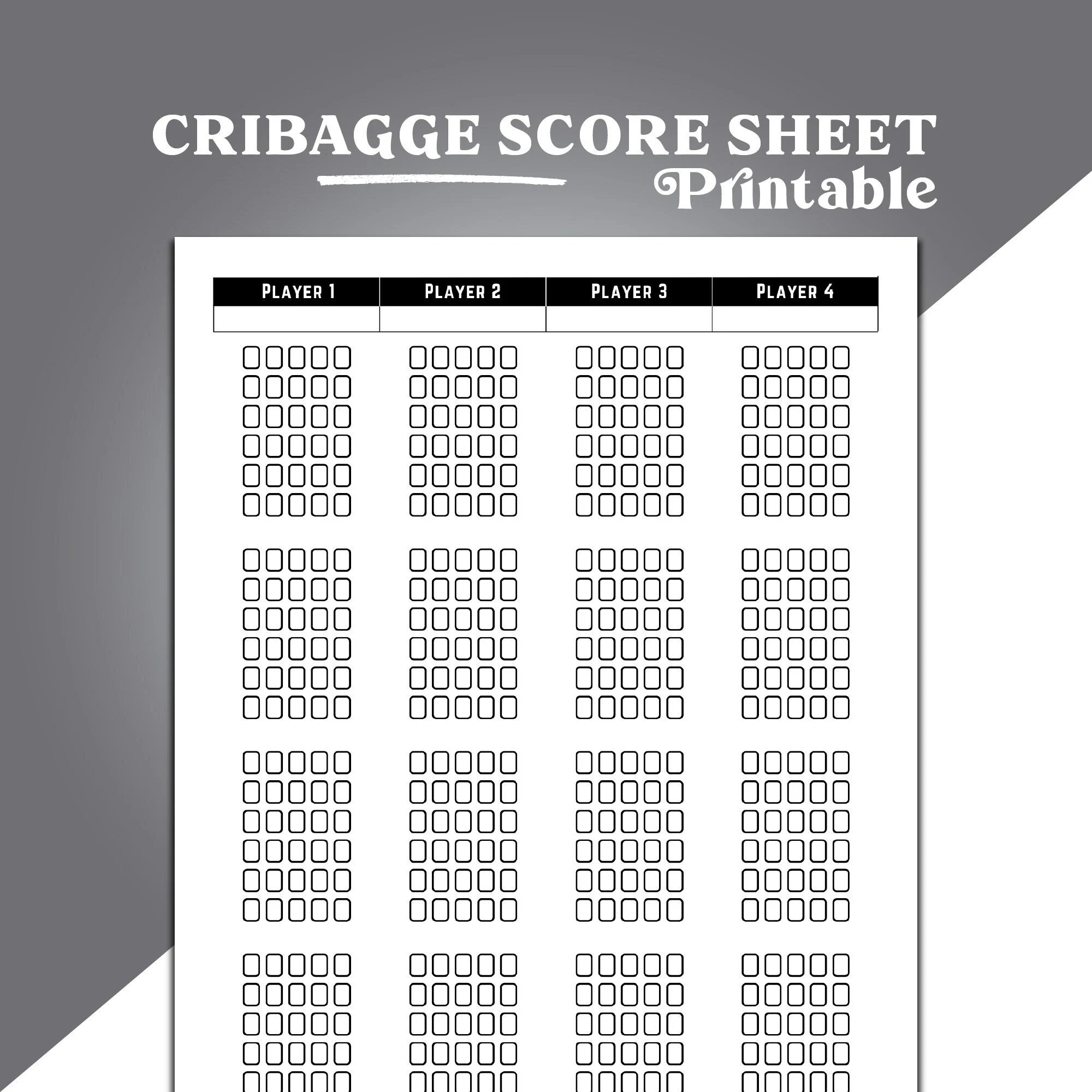 Cribbage Score Sheets Cribbage Scoring Cribbage Score Sheets Cribbage Scoring