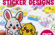 Cricut Easter Printable Stickers