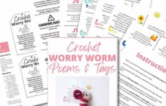 Crochet Worry Worm Pattern Poem Free
