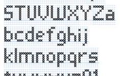 Cross Stitch Letters