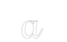 Cursive Stencils And Numbers To Print