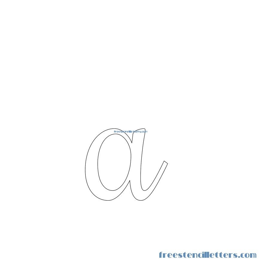 free printable cursive letter stencils free printable cursive letter stencils