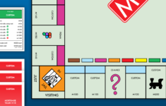 Custom Monopoly Kit Full Printable Game