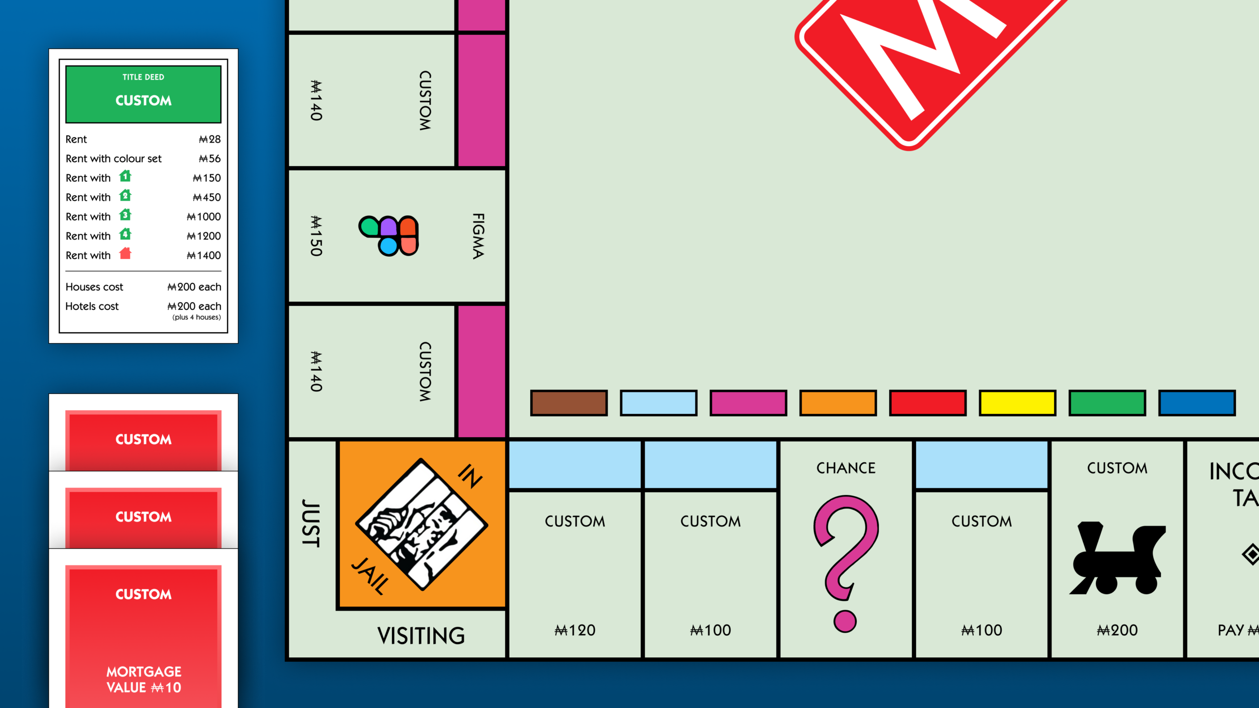 free editable monopoly board template free editable monopoly board template