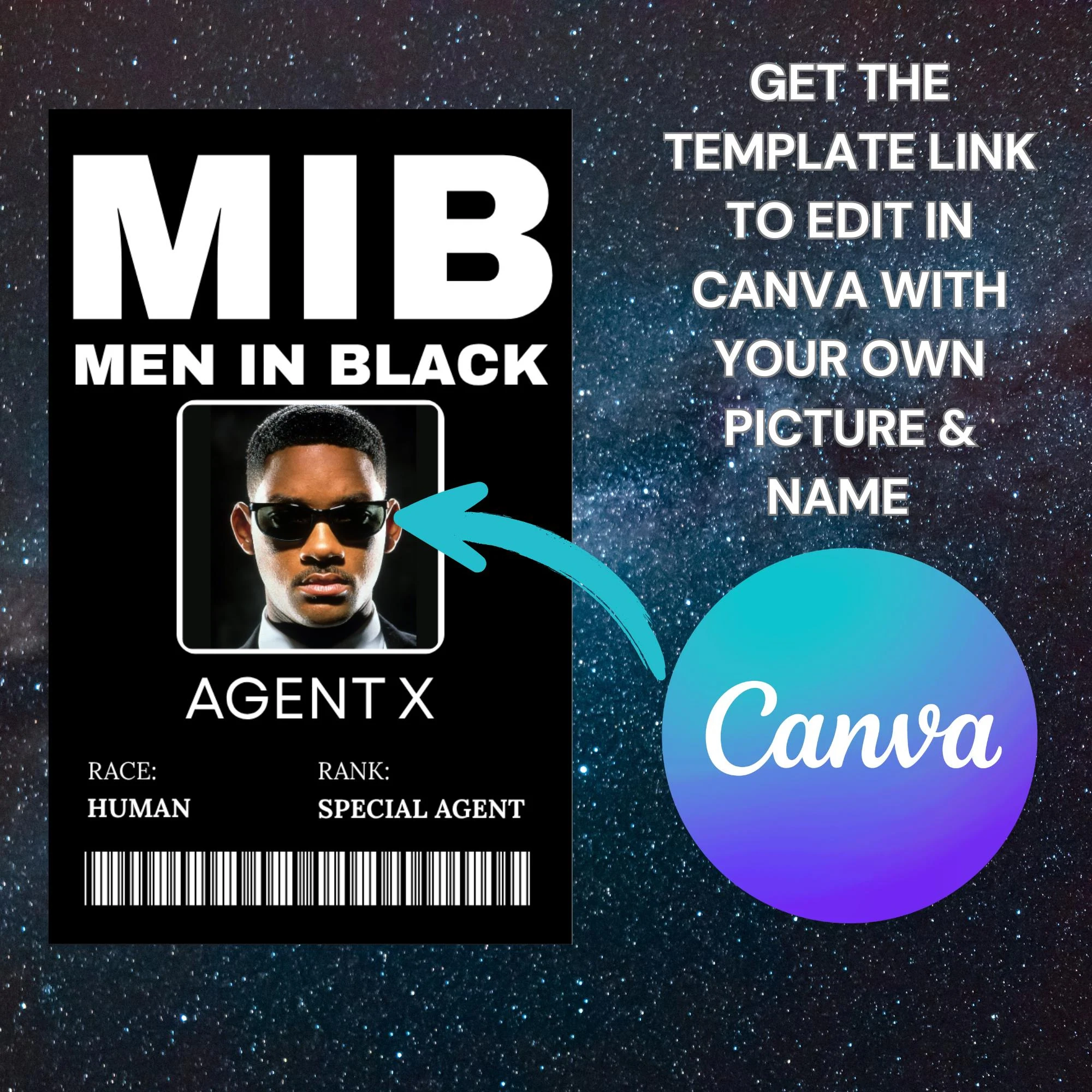identity card free printable mib badge template identity card free printable mib badge template